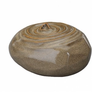 Ripples - Ceramic Cremation Ashes Urn – Brown Melange